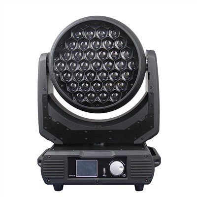 Vad är strålkoncentrationen för rörliga huvuden utomhus?